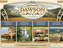 Tablet Screenshot of dawson.org