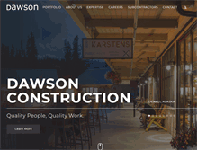 Tablet Screenshot of dawson.com